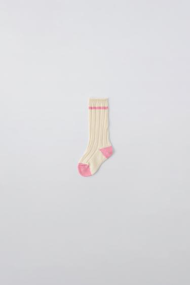 LONG SOCKS - Pink by Zara