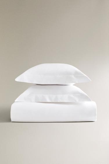HOUSSE DE COUETTE SATIN ÉPAIS (300 FILS) - Blanc de Zara - Image 4