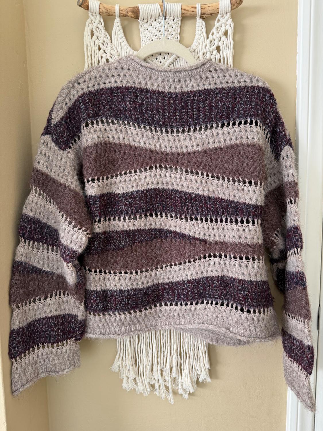 PATCHWORK KNIT SWEATER - Image 4