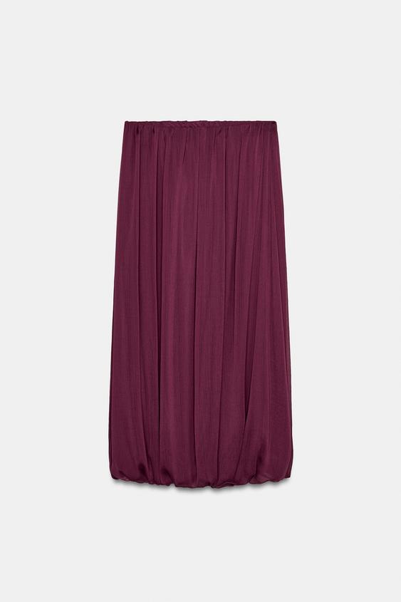 PUFFED MIDI SKIRT from Zara - $59.90