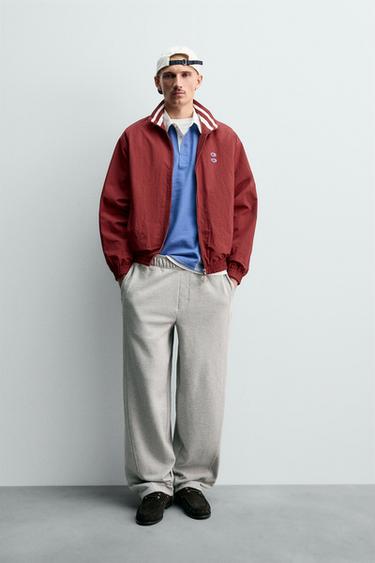 PANTALÓN JOGGER WIDE FIT CHAMPION ® X ZARA - Gris vigoré de Zara - Imagen 0
