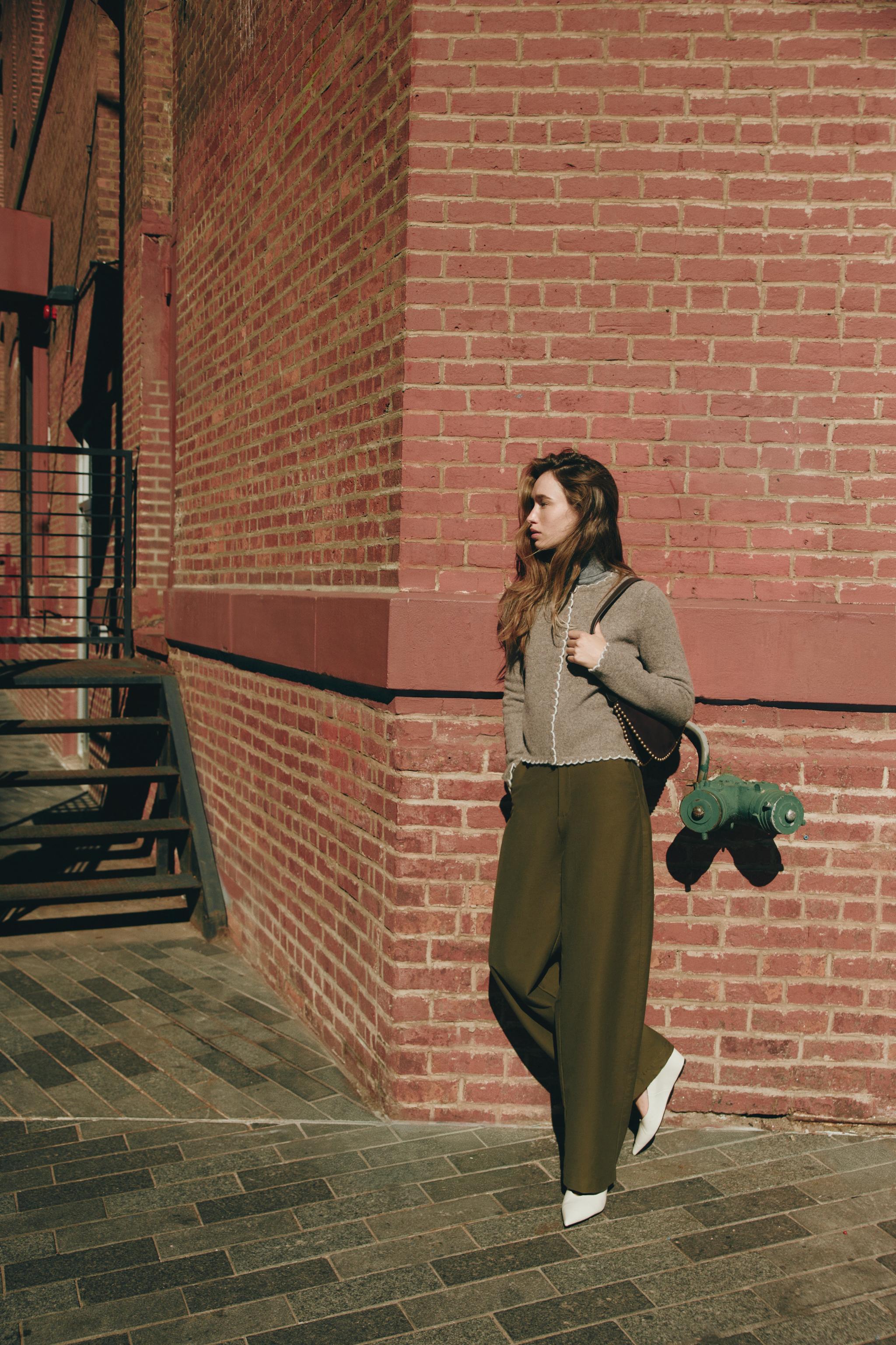 Cardigan With Contrast Trims by Zara