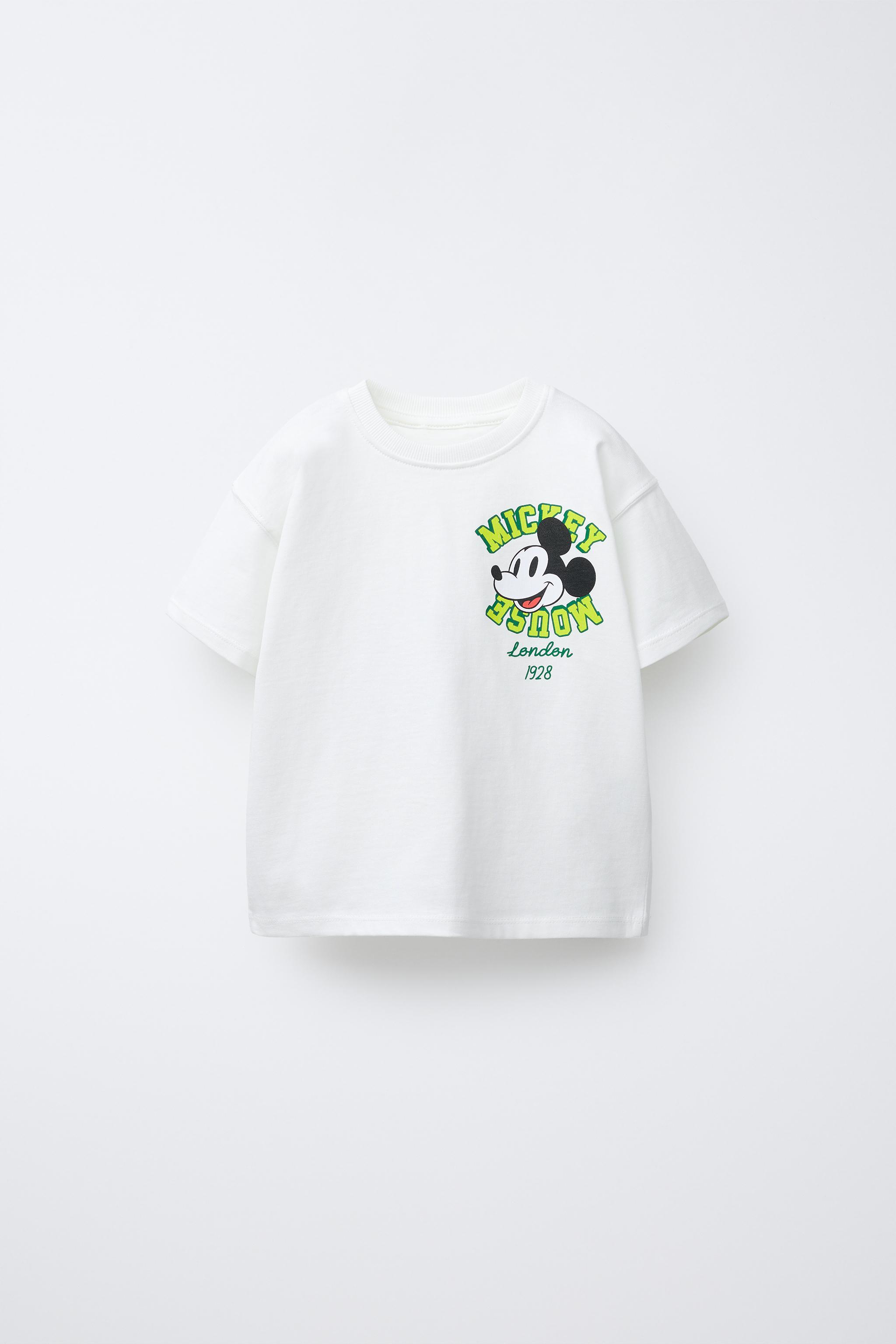 MICKEY MOUSE © DISNEY プリントTシャツ - ホワイト | ZARA