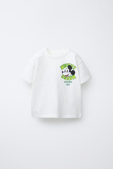 T-SHIRT IMPRIMÉ MICKEY MOUSE © DISNEY - Blanc de Zara