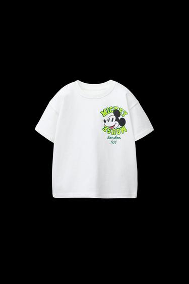 Zara MICKEY MOUSE © DISNEY PRINT T-SHIRT - White - Image 0