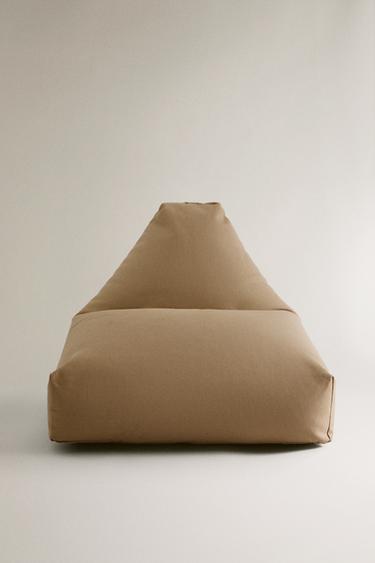 コットン プフクッションベージュZaraのコットン プフクッション - ベージュ 
