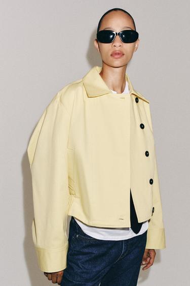 ZW COLLECTION SHORT JACKET - Yellow by Zara - Image 3
