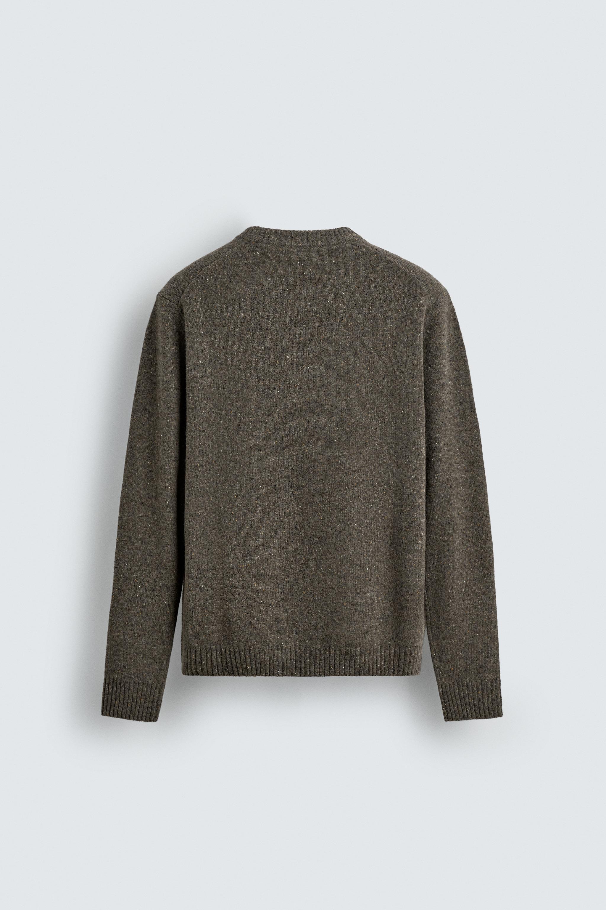 100% WOOL BOTTONATO JUMPER