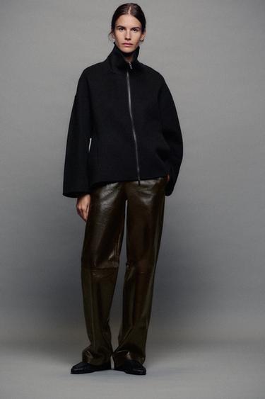 Zaras KORT YLLEKAPPA ZW COLLECTION - Svart