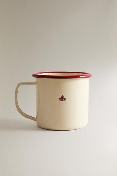 STEEL CAMPING MUG - Red by Zara