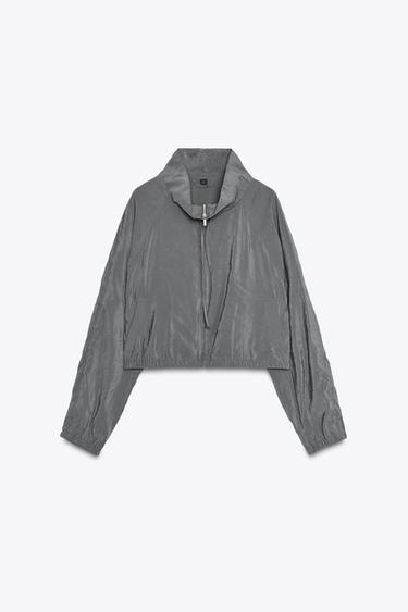 SWEATSHIRT JACKET - Blue marl by Zara