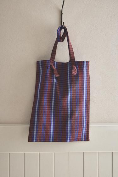 TOTE BAG COTON X TENSIRA - Bordeaux de Zara - Image 5