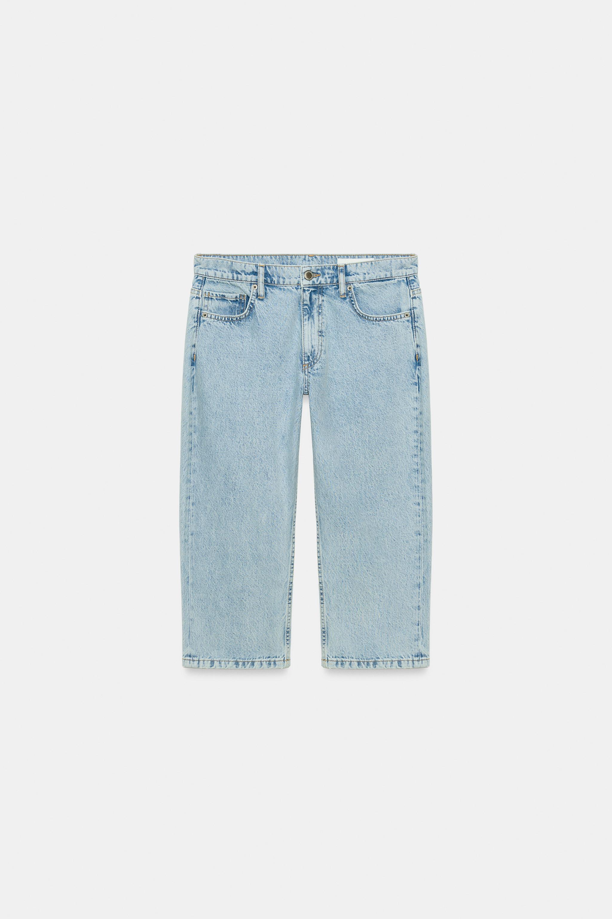 ゆきんこ JEANS ZW COLLECTION CAPRI CINTURA MÉDIA - Azul | ZARA Brasil