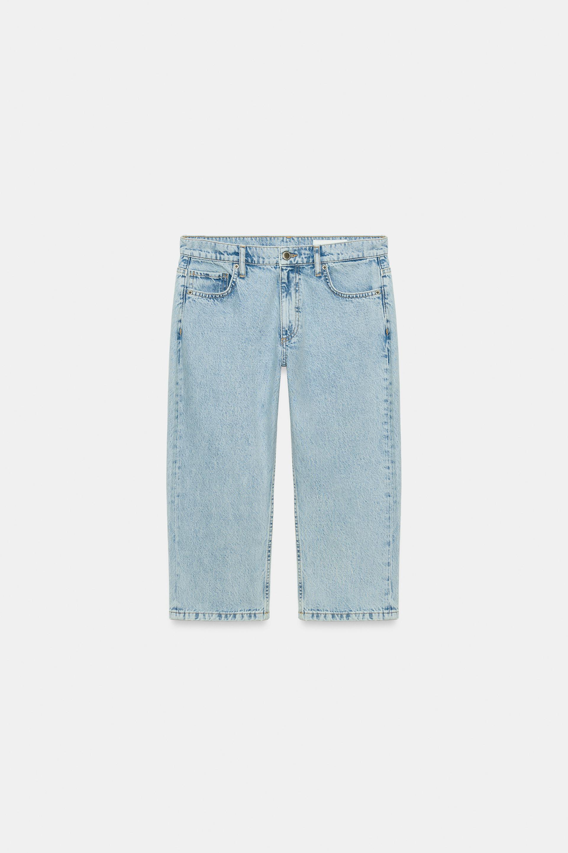 Zw Collection Mid-Waist Capri Jeans