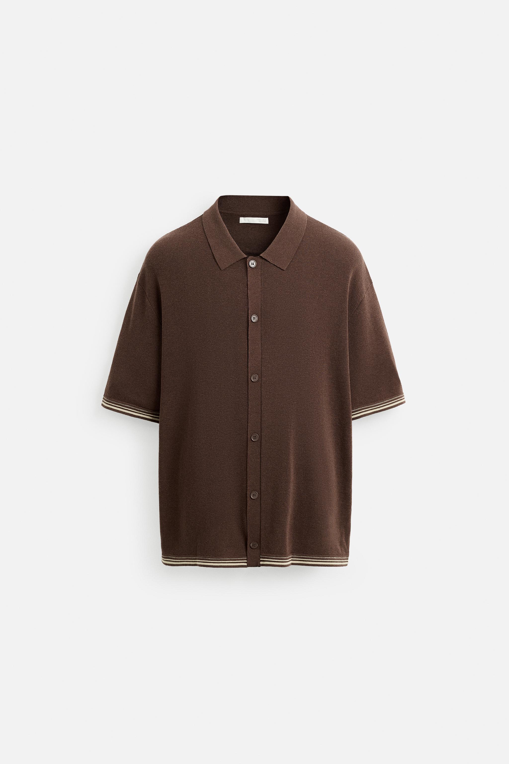 トップス Open-Knit Button-Through Shirt Pacsun Open Knit Button Up Shirt | PacSun