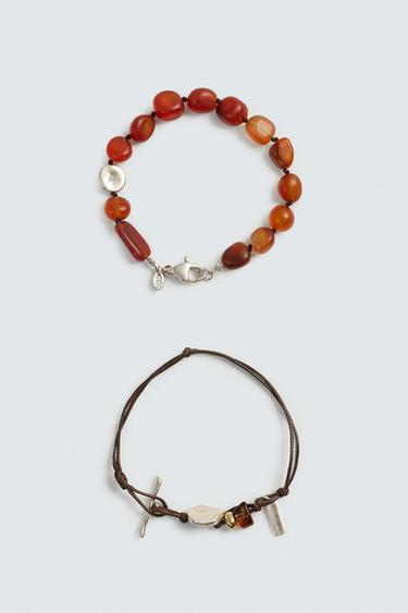PULSERAS COMBINADAS PACK 2 - Multicolor de Zara