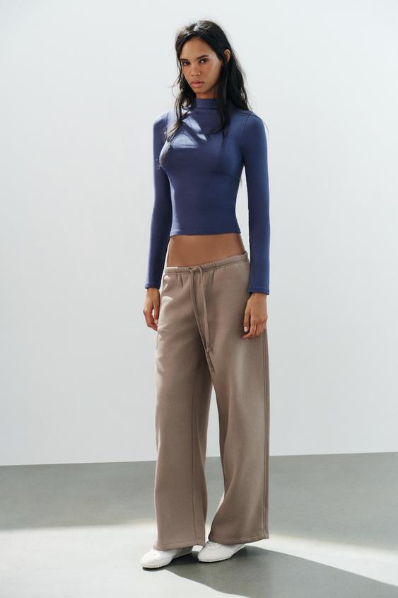 PLAYERA CUELLO PERKINS - Azul de Zara - Imagen 0
