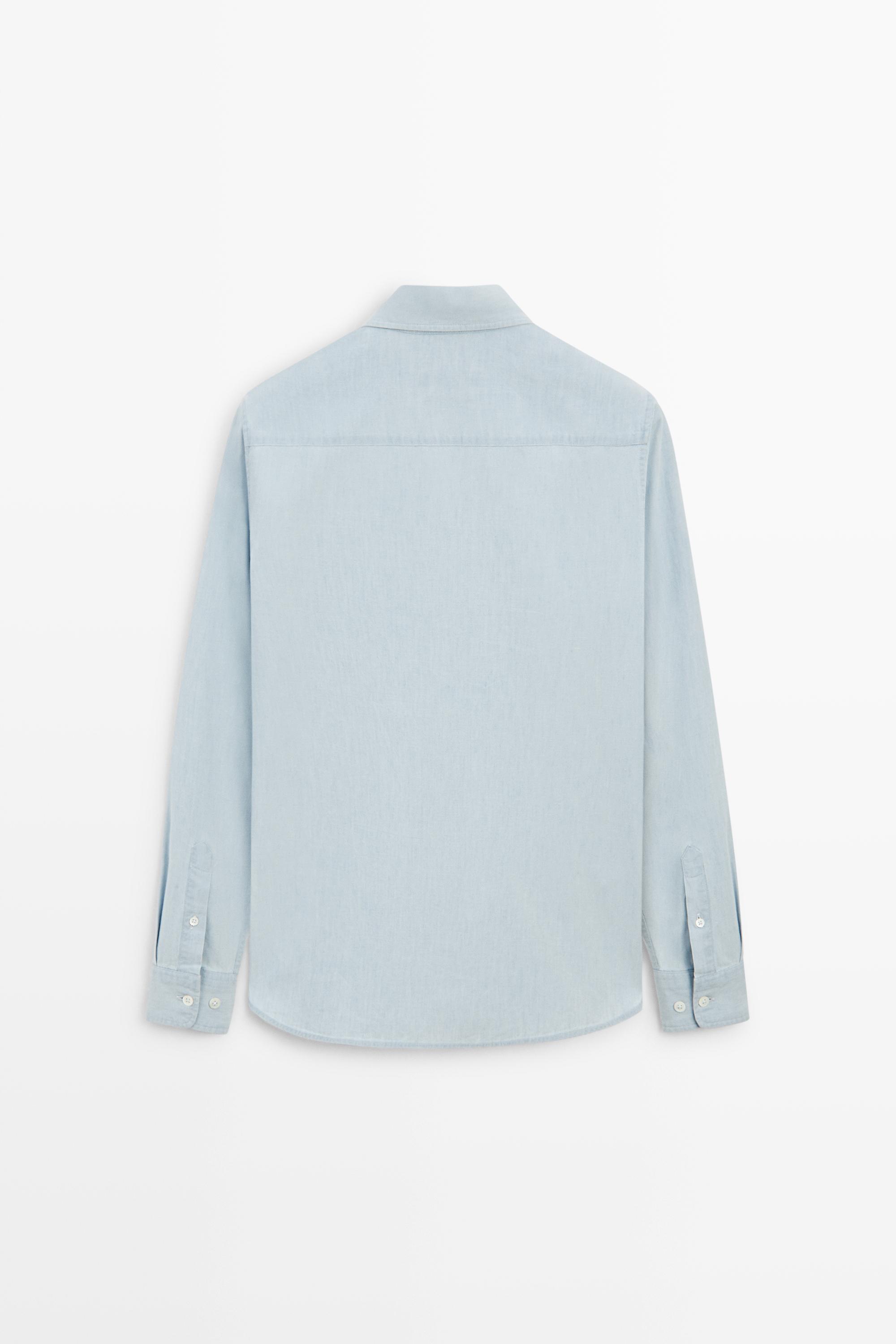 100% cotton denim shirt