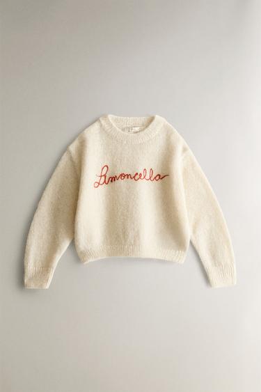 PULL ENFANT ALPAGA LIMONCELLA X TAO - Beige clair de Zara - Image 0