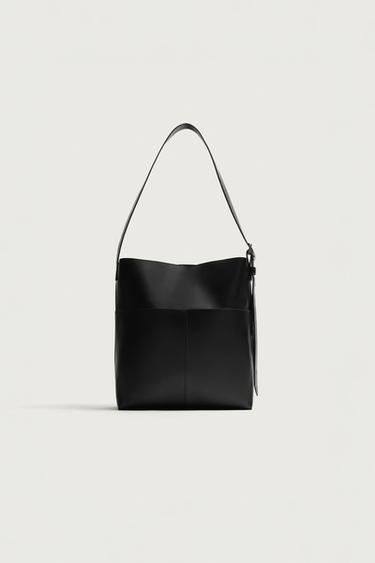 Zara BASIC SHOPPER - Black
