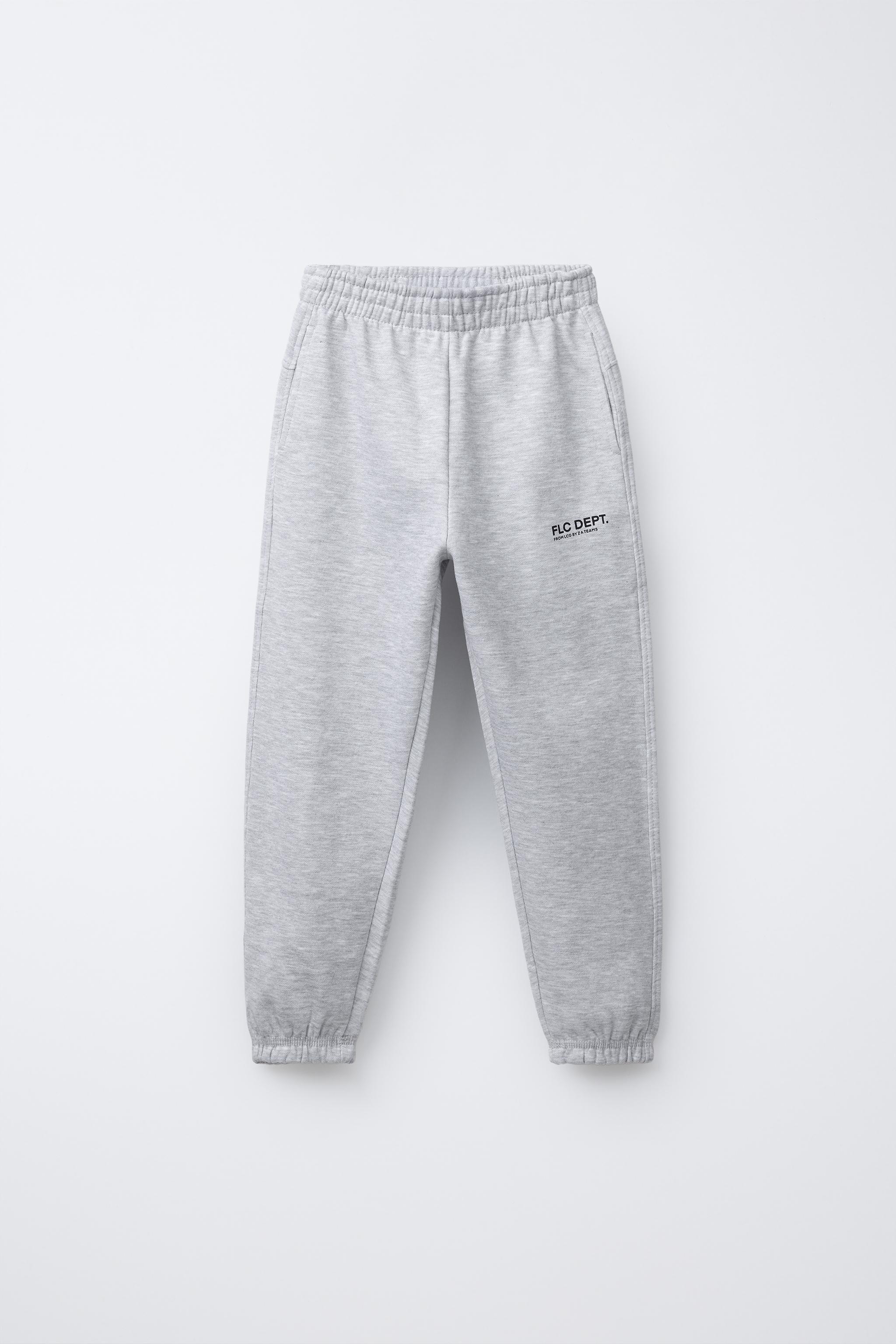 TEXT JOGGER PANTS - Gray marl | ZARA United States