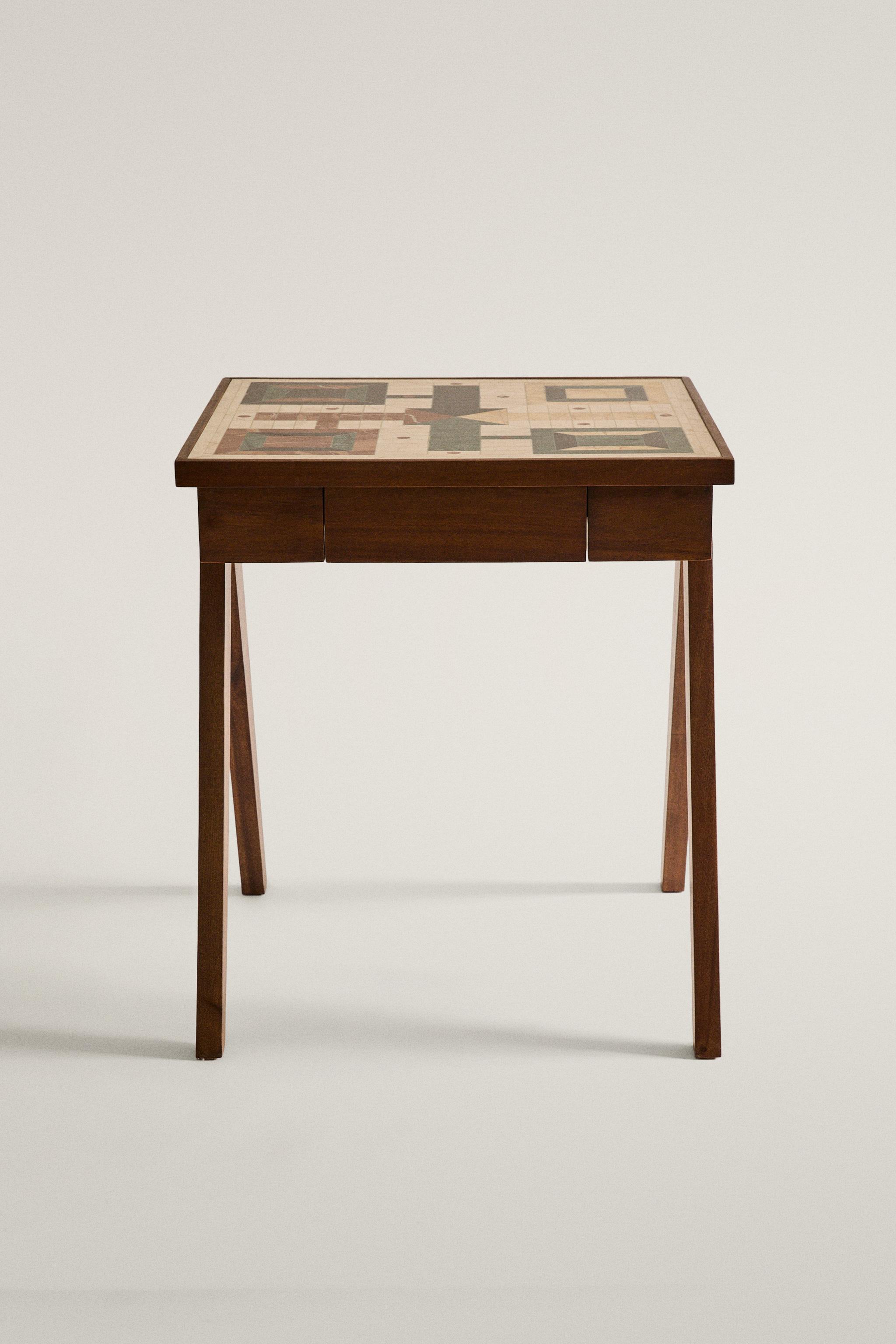 MARBLE PARCHIS SIDE TABLE