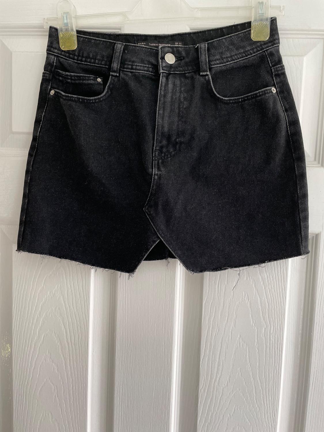 DENIM MINISKIRT