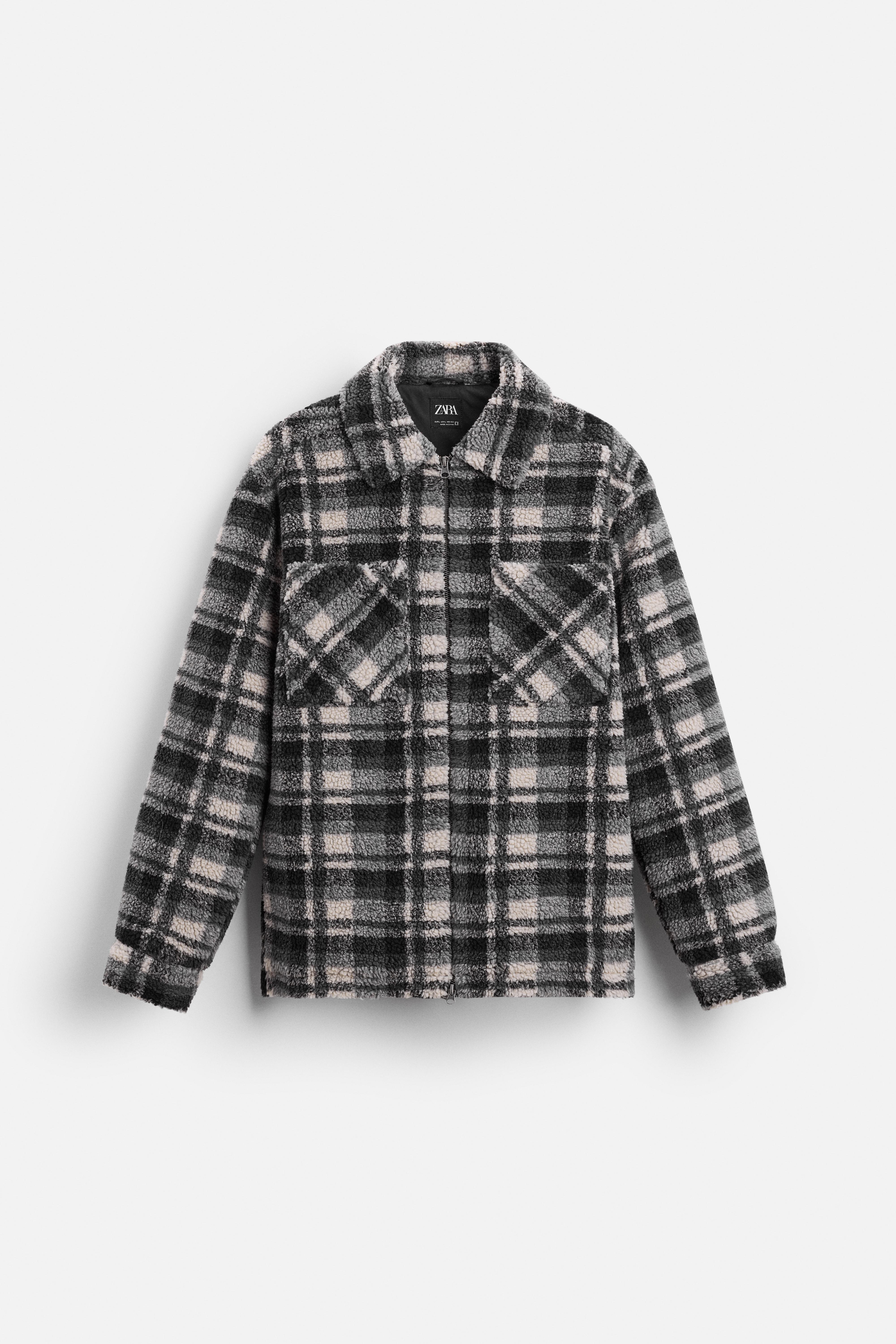 ZARA PLAID OVERSHIRT factory jacket. Size 4-5t