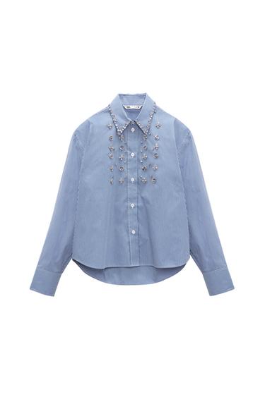 JEWEL POPLIN SHIRT