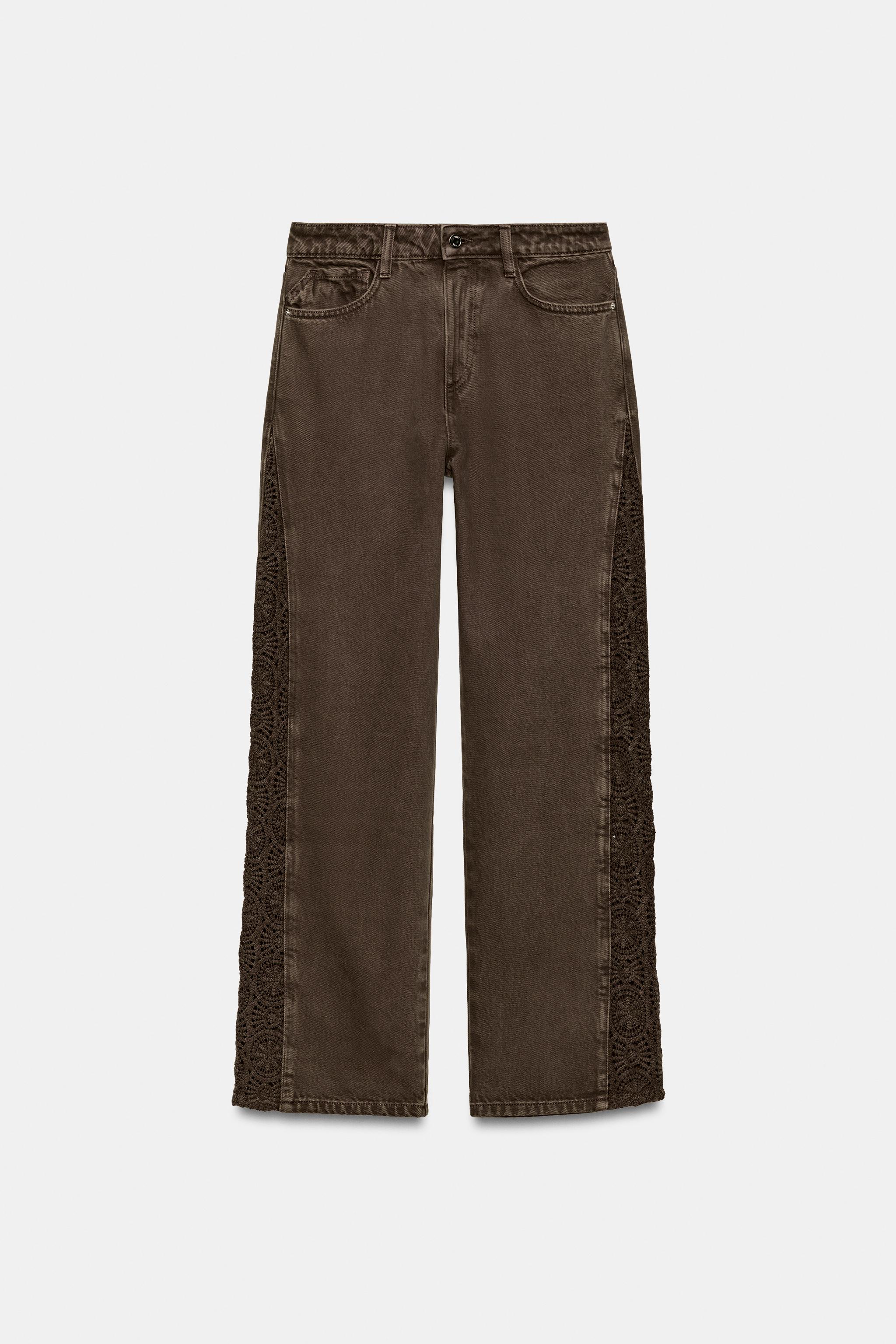 Z1975 LOOSE FIT MID-RISE CROCHET JEANS