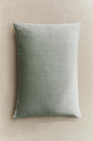 HEMP CUSHION COVER - Light blue by Zara - Image 5