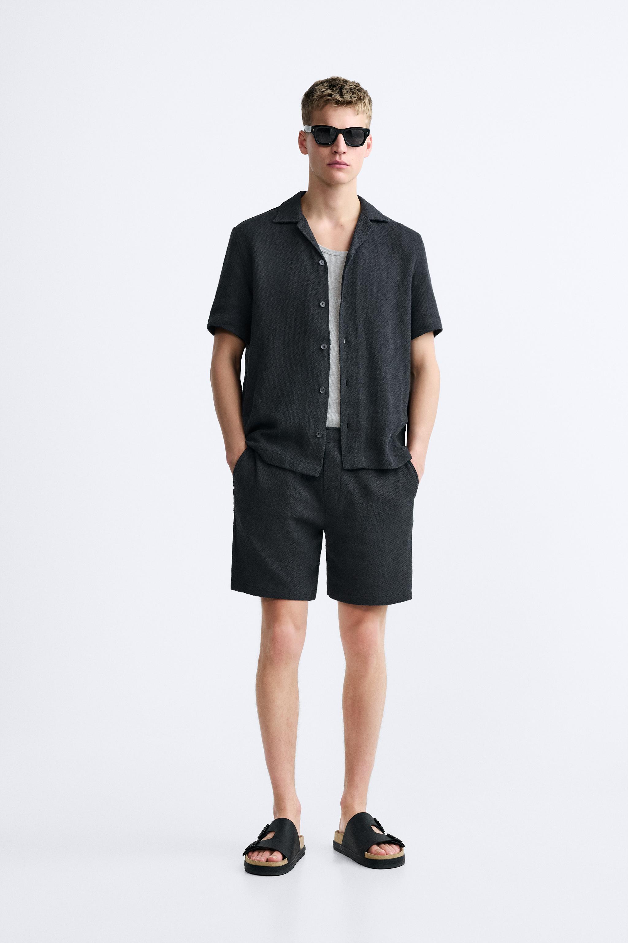 Zara on sale shorts men