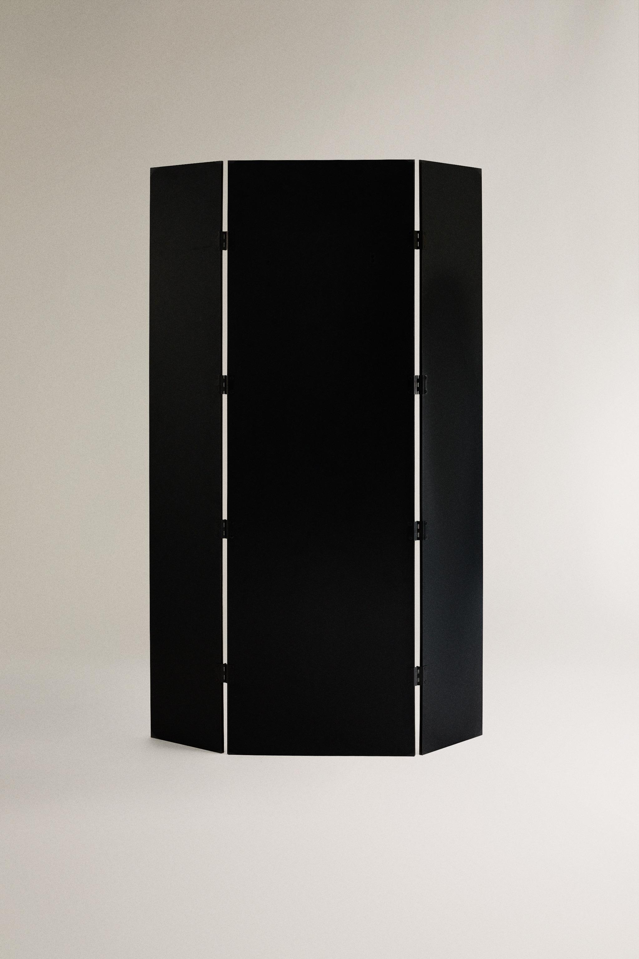 メタルレッグ トリプティックミラー - ブラック | ZARA Japan / 日本