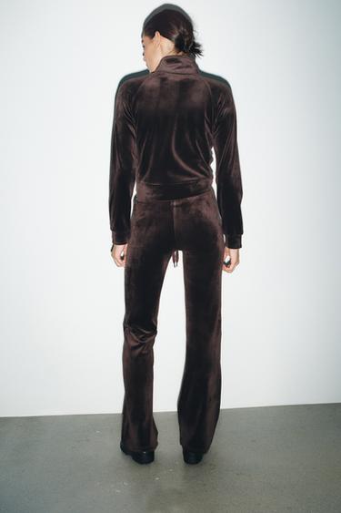 Zara SAMETPÜKSID - Brown
