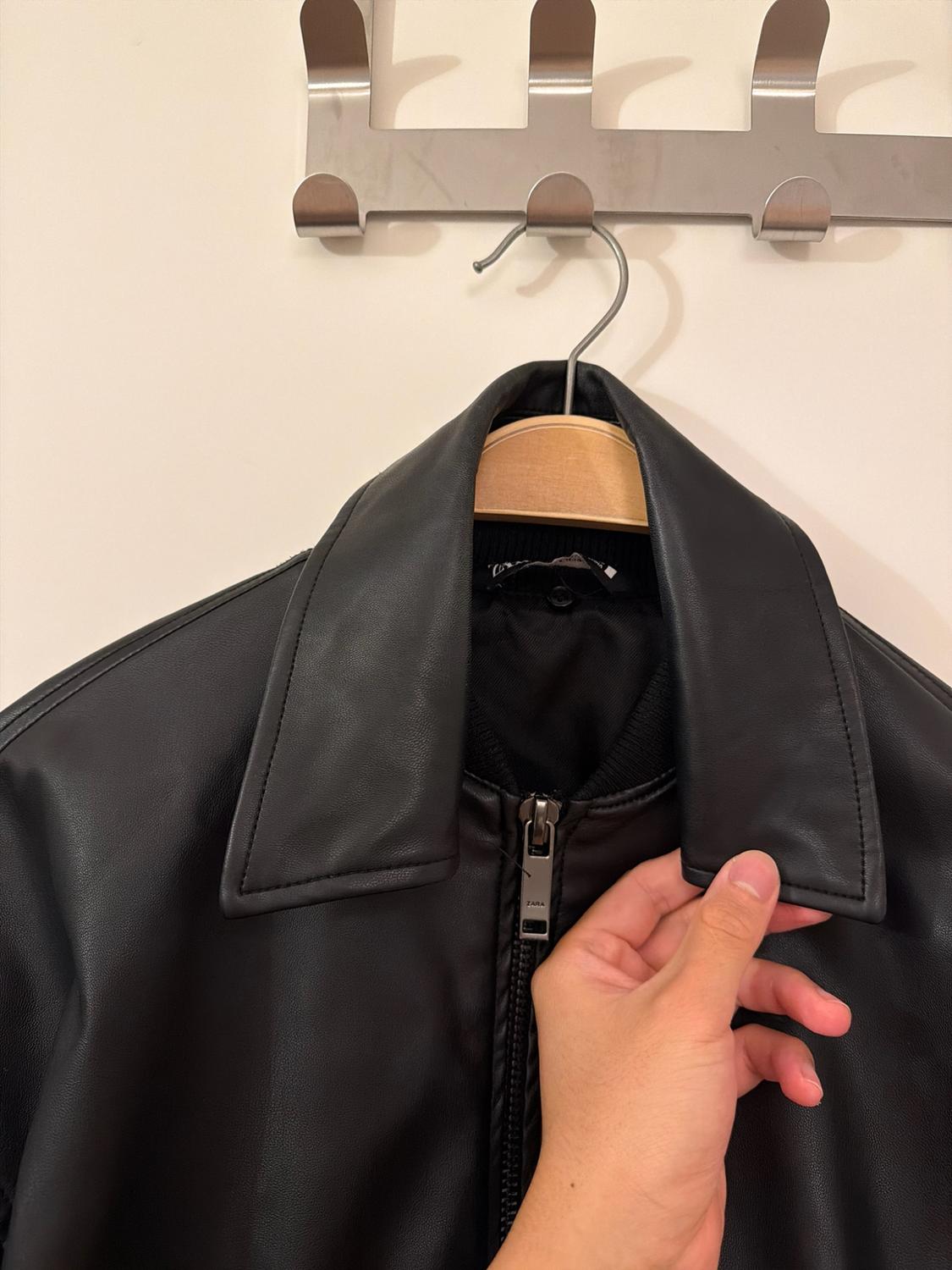FAUX LEATHER PERFORATED JACKET - Image 4