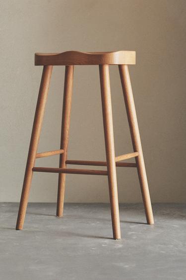TABURETE ALTO FRESNO - Marrón de Zara