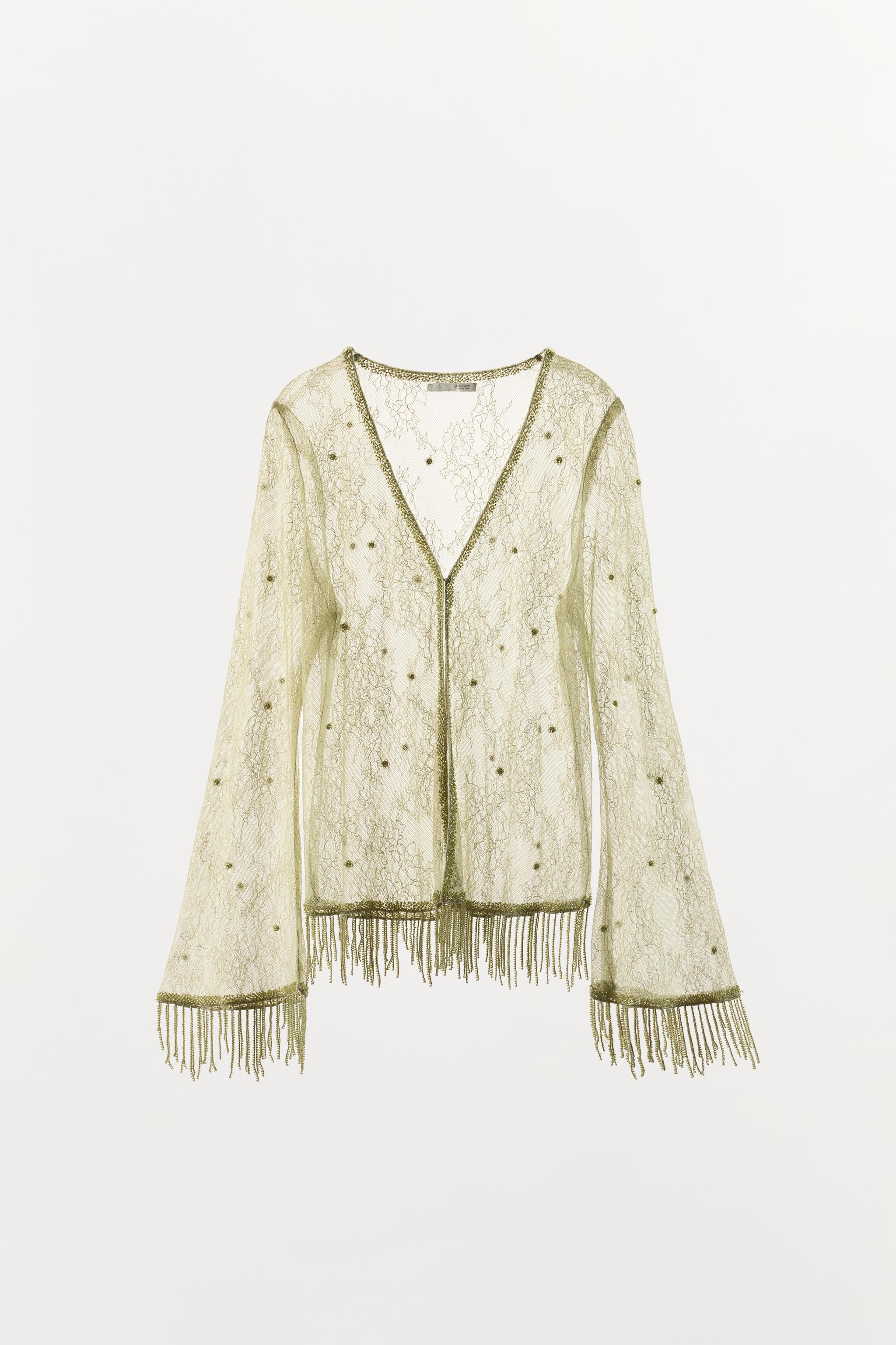 BEADED LACE JACKET