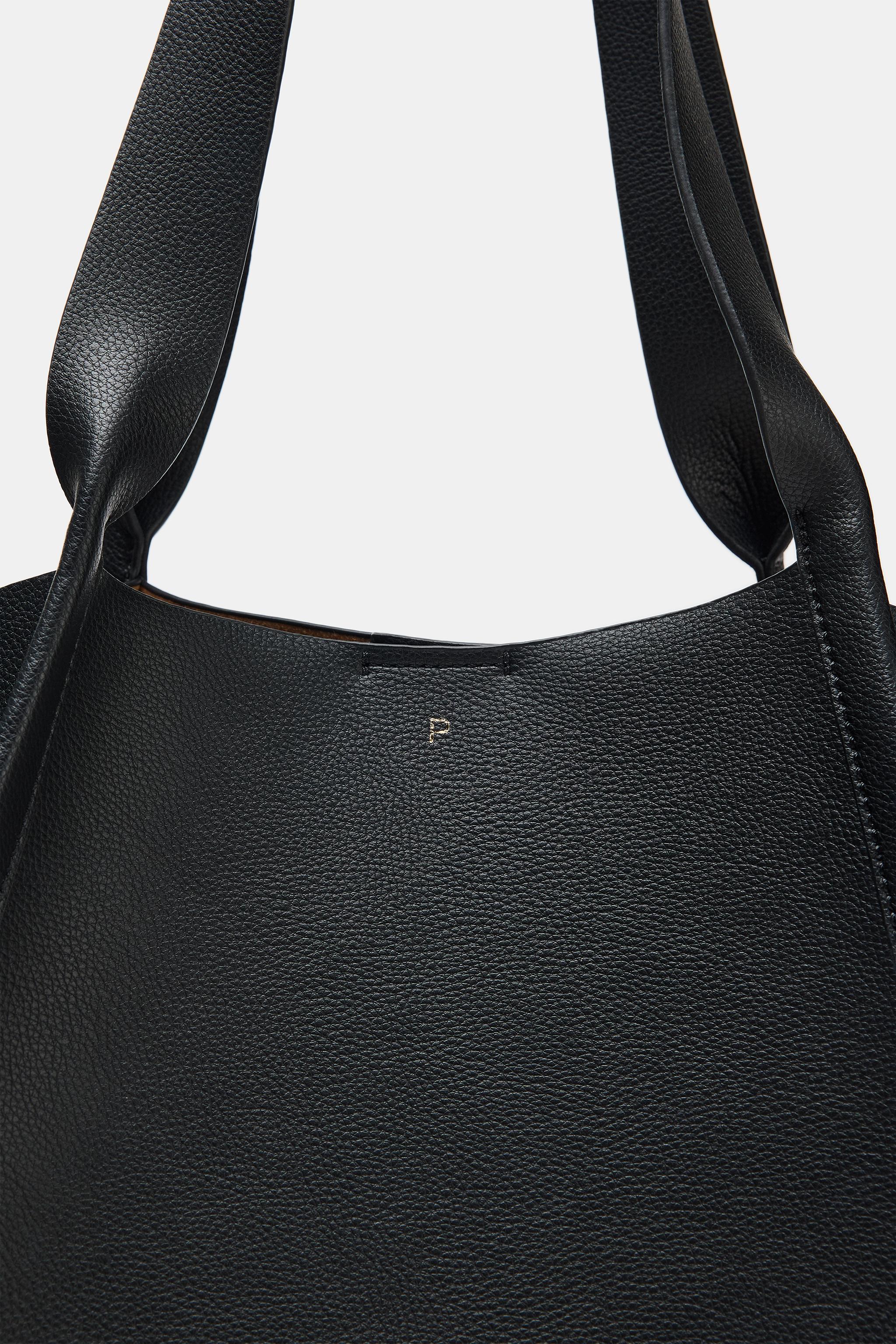 BOLSA TOTE BAG COM ZÍPERES - Preto | ZARA Brasil