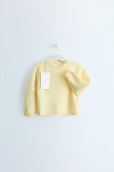 ZARA TIMELESS - JERSEY 100% CASHMERE - Amarillo claro de Zara