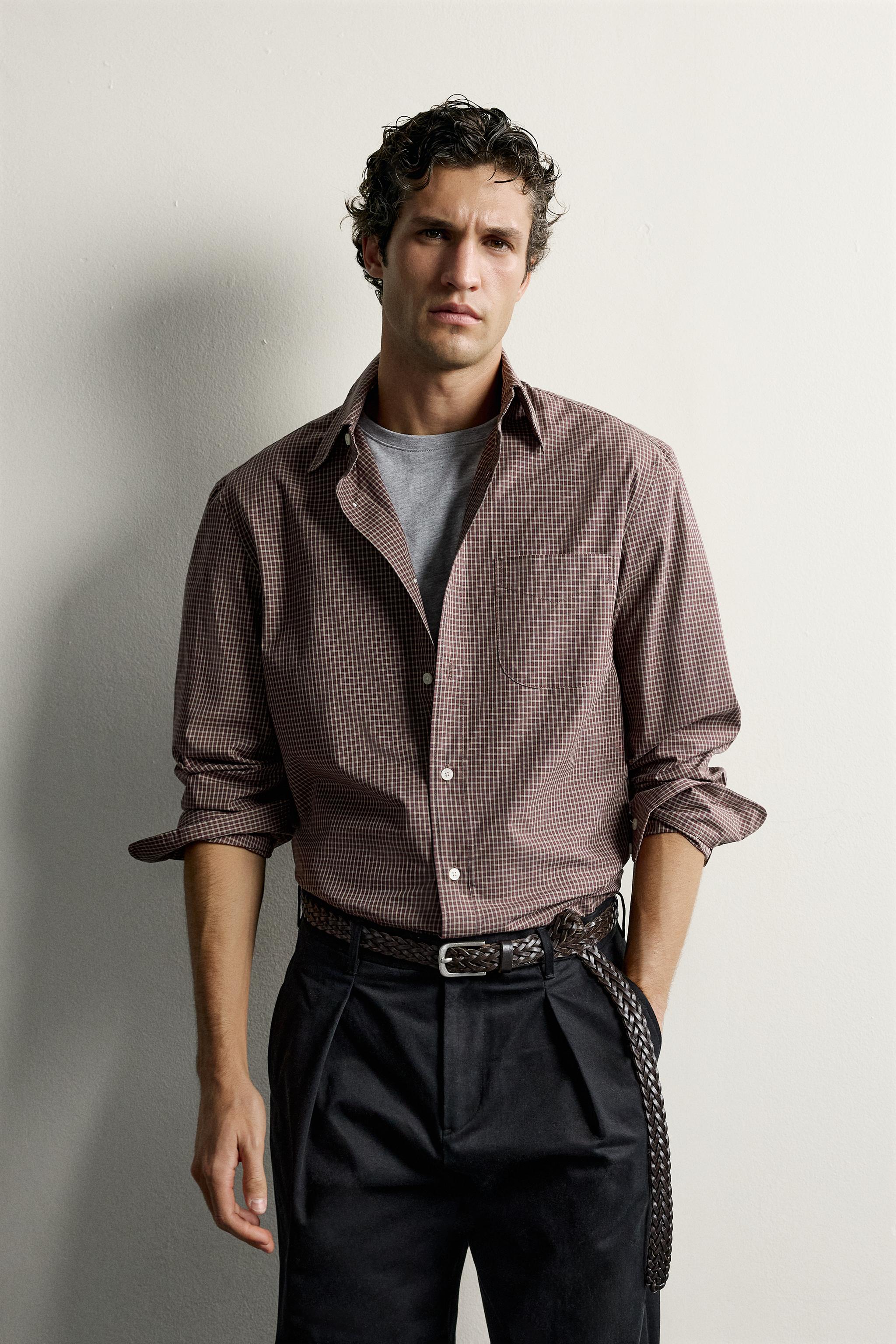 REGULAR FIT PLAID SHIRT