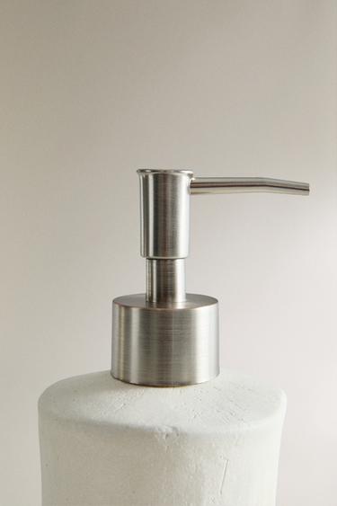 MATTE CERAMIC SOAP DISPENSER - Oyster-white by Zara - Image 1
