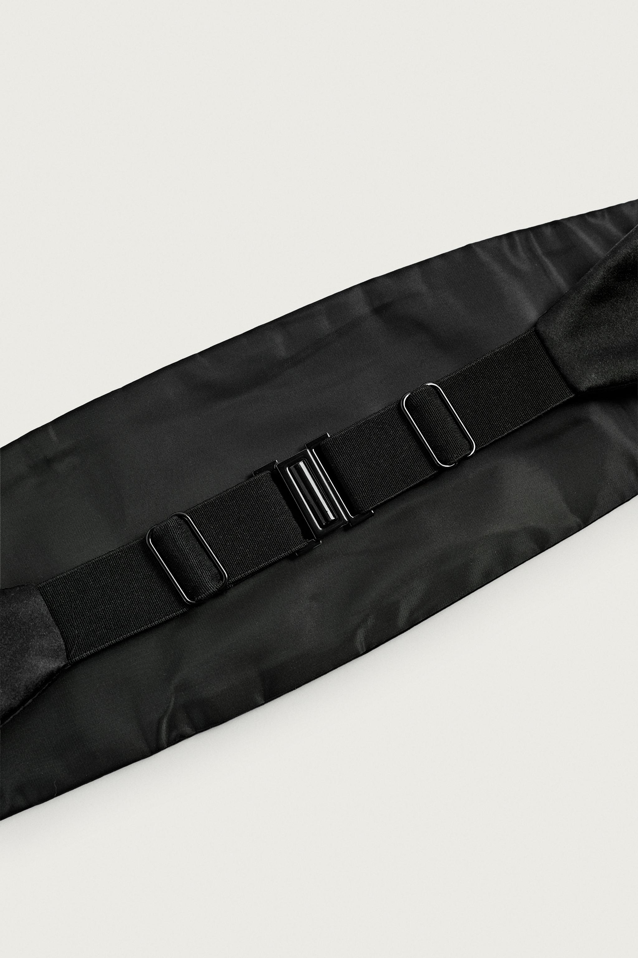 Мужские аксессуары Zara 100% SILK TUXEDO CUMMERBUND — фото 4