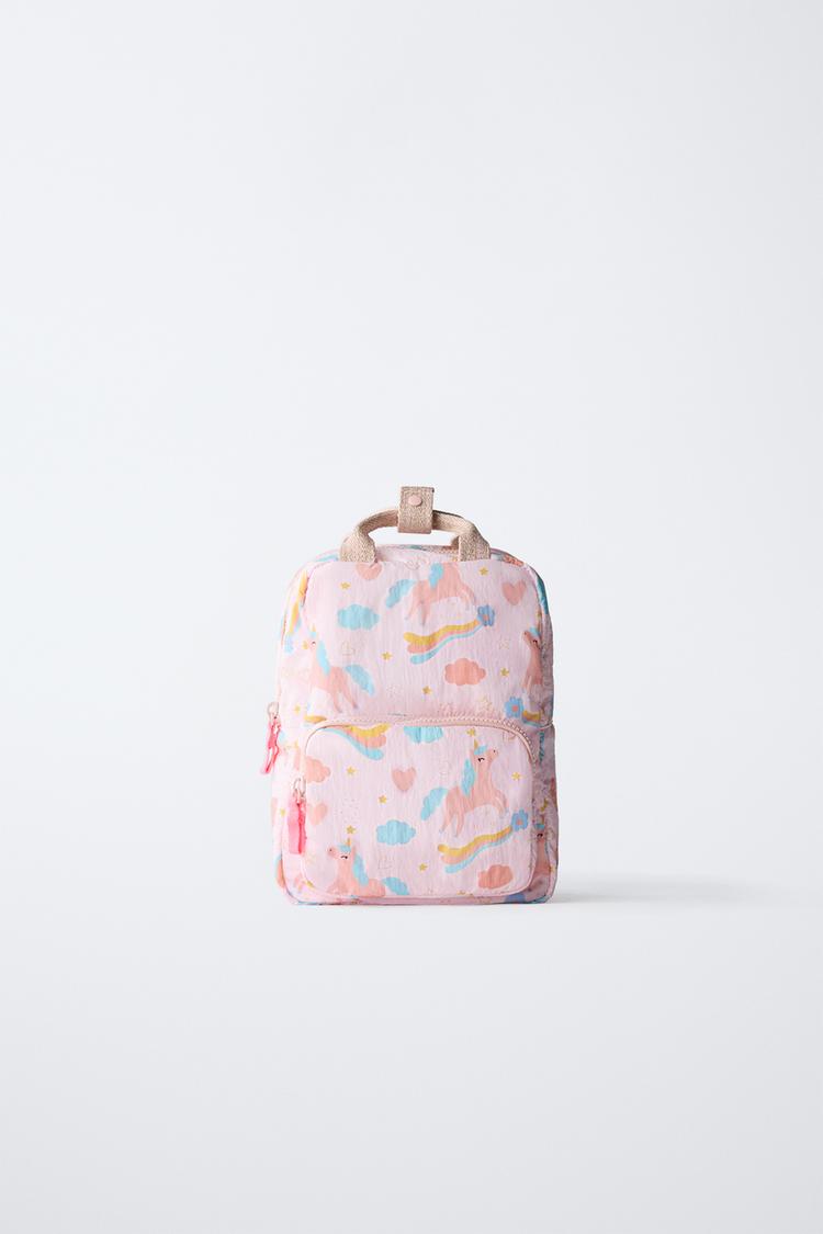 MOCHILA UNICORNIO Rosa ZARA Chile
