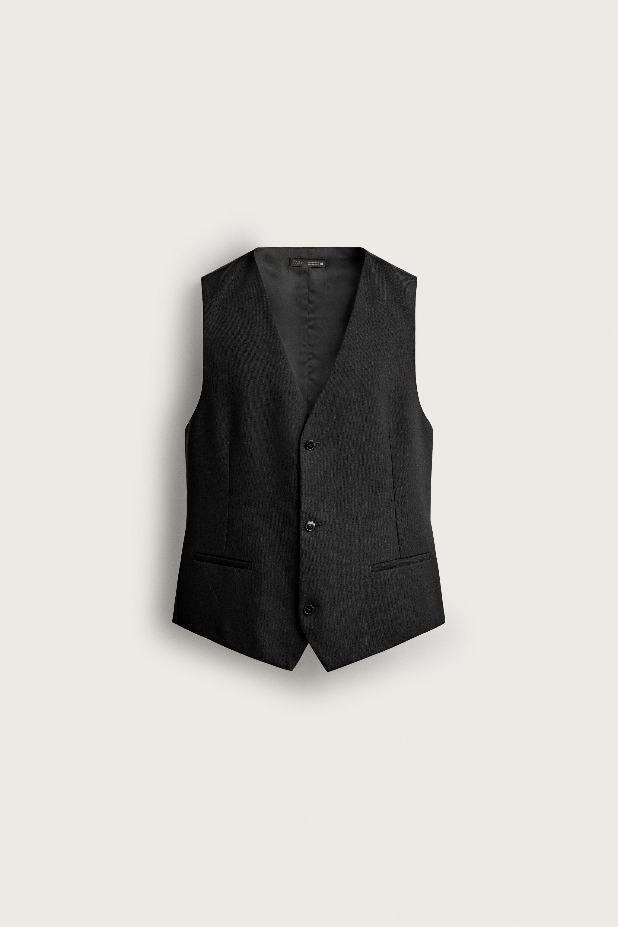 Zara REGULAR FIT YELEK görsel 6