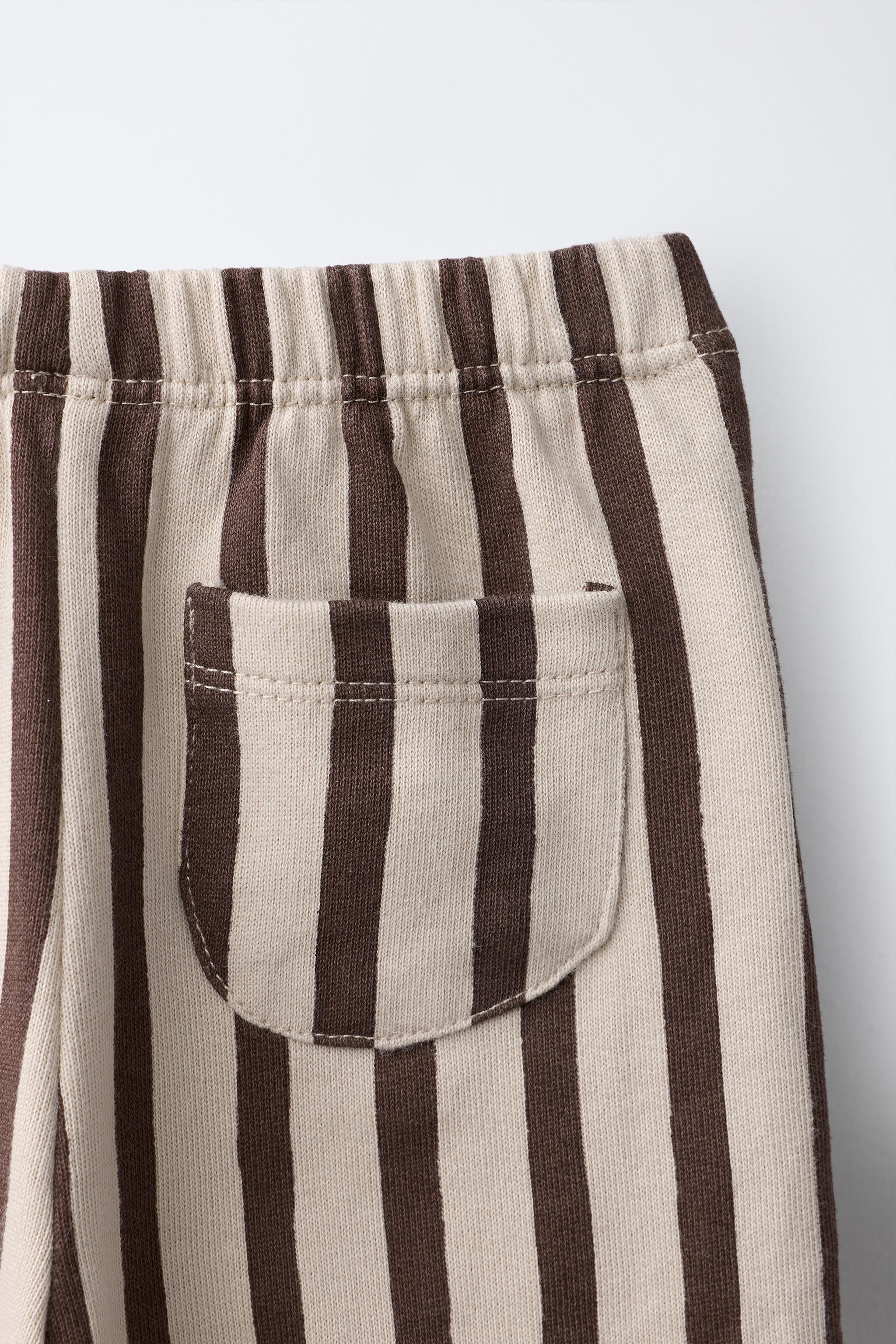 STRIPED PRINT PANTS