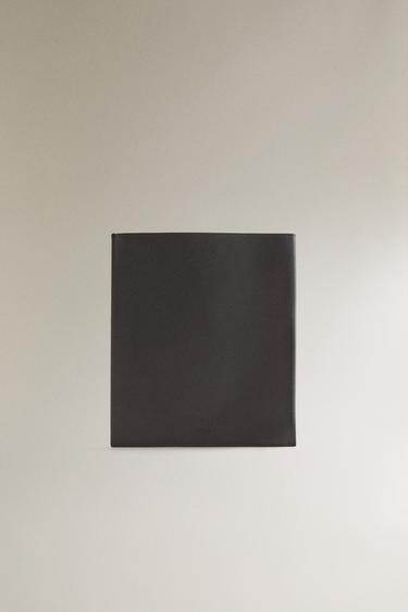 LEATHER IPAD CASE - Chocolate Brown by Zara - Image 0