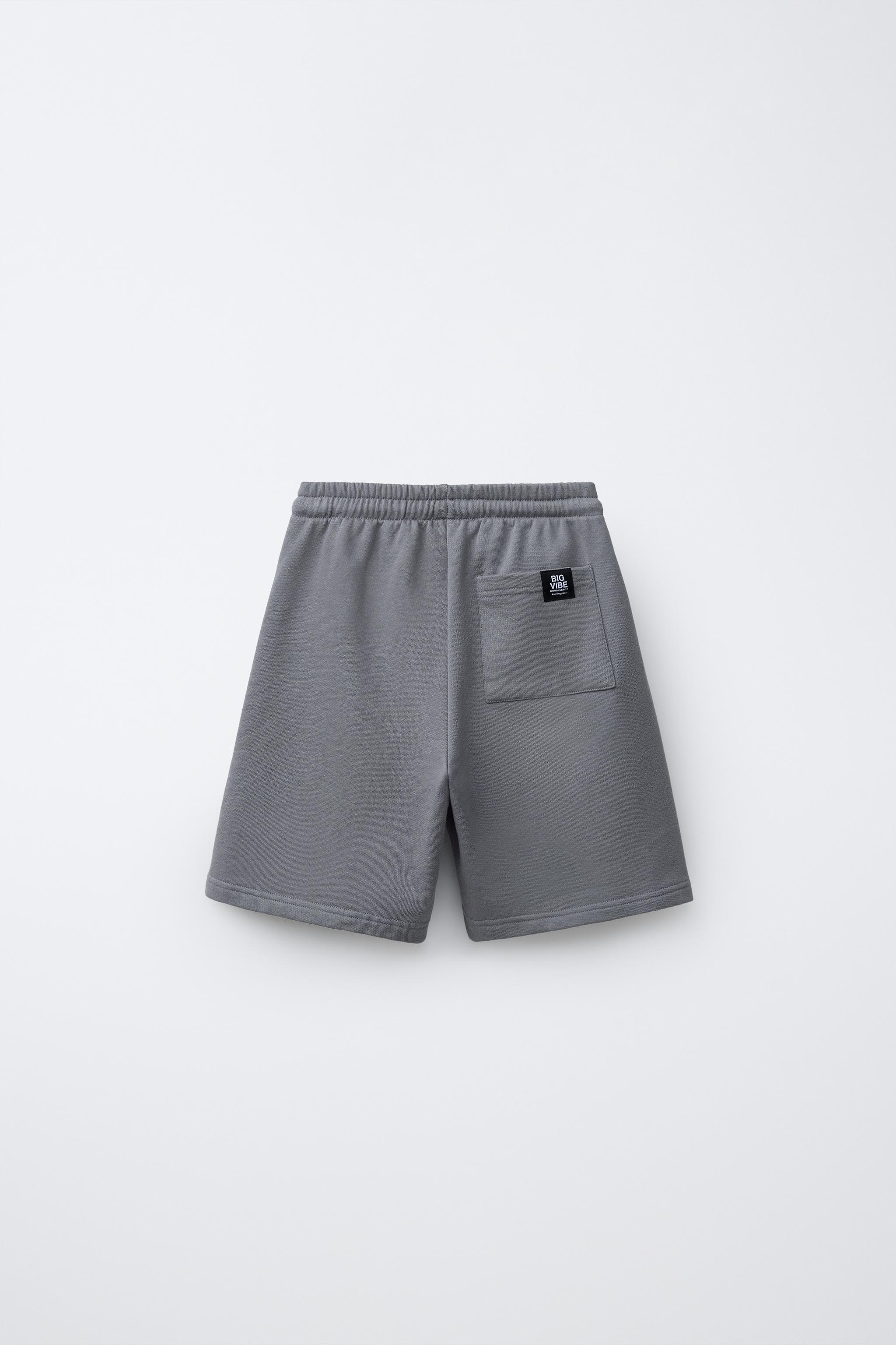 GRAFFITI PRINT SHORTS - Anthracite grey | ZARA United States