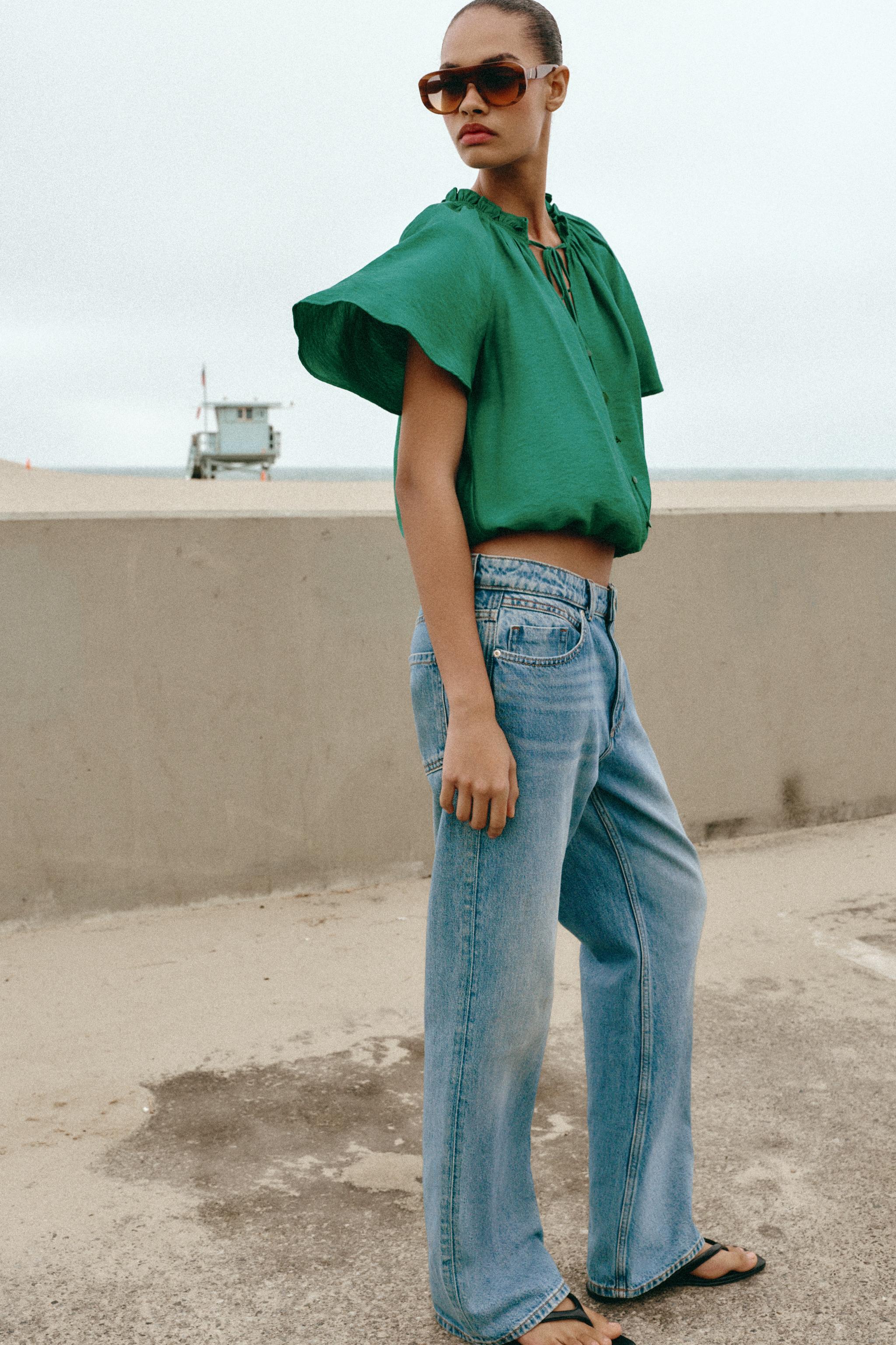 RUFFLED ROMANTIC BLOUSE