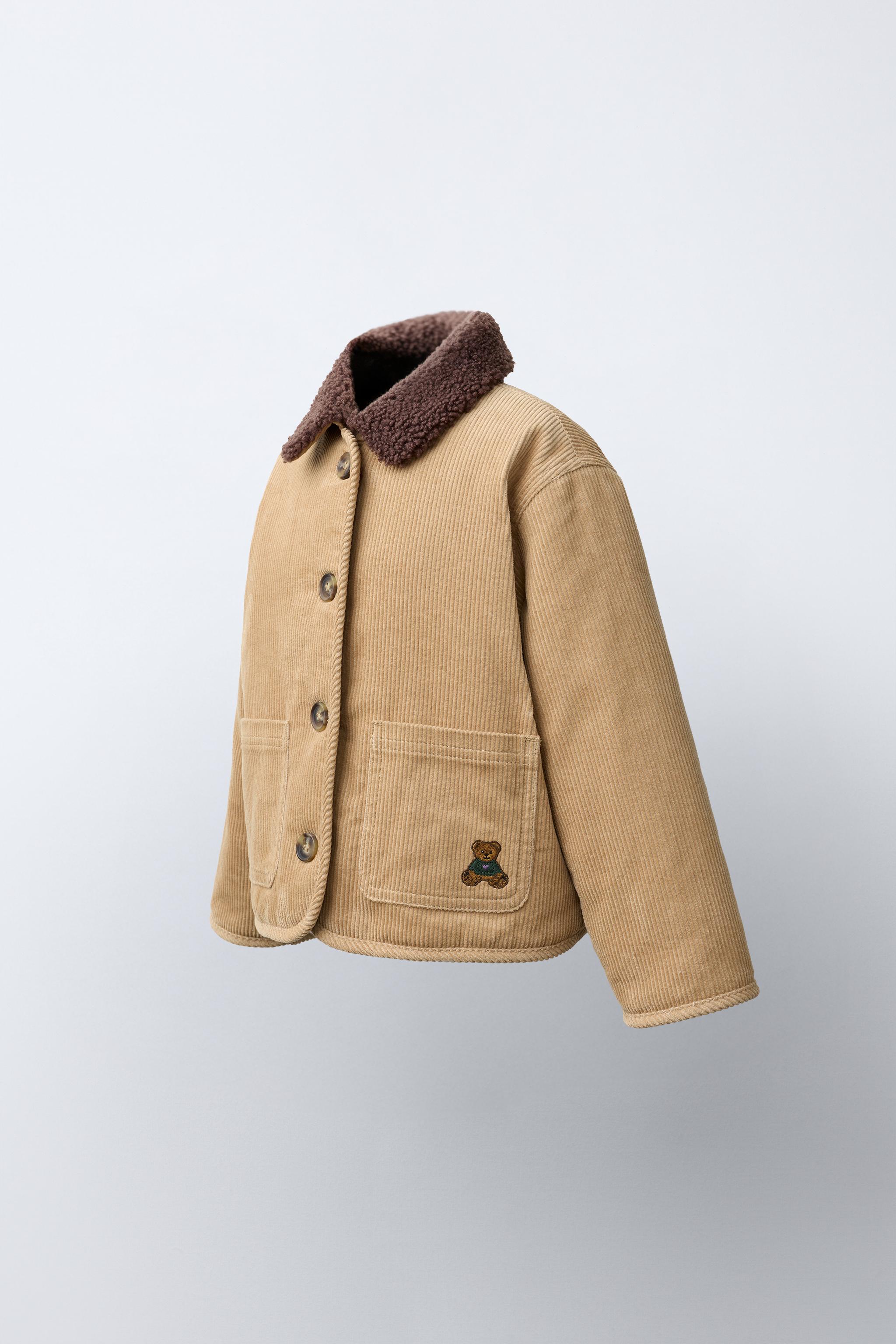 BLOUSON DAIM PANA BORREGUILLO OSITO BORDADO