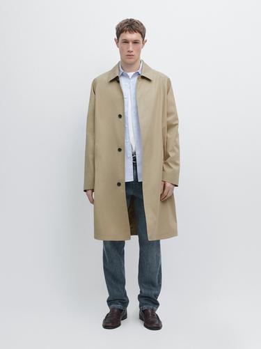 Trench léger en coton - Beige de Zara